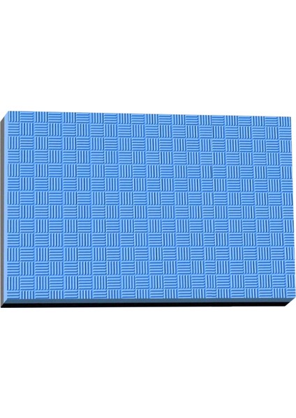 Denge Pedleri Egzersiz Fitness Trainer Tahtası Seyahat Kapalı Pilates Yoga Mat Mavisi 40X20X2.5CM (Yurt Dışından)