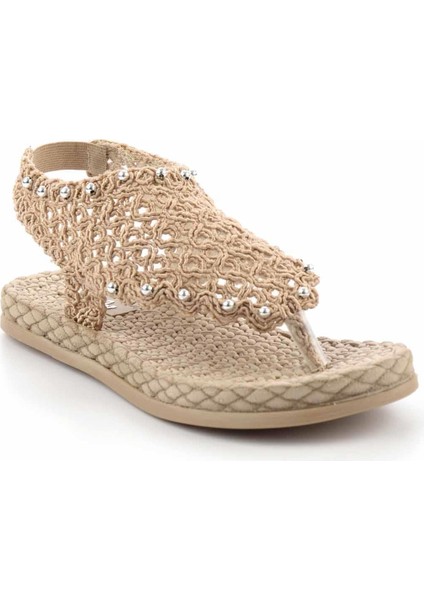 Nude Örgü Kadın Sandalet K05349362516 modelleri