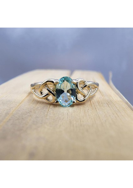 Altın Yüzük - Taşlı Fantazi 14 Ayar Altın Yüzük - Hediyelik, Doğum Günü, Anneler Günü Altın Yüzük