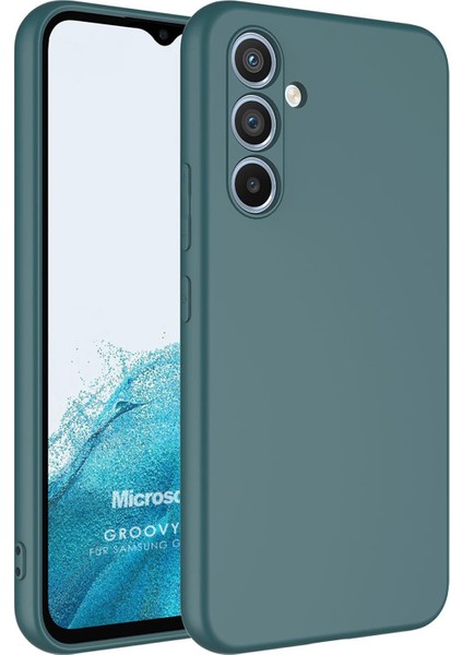 Samsung Galaxy A14 Kılıf Groovy Soft Koyu Yeşil