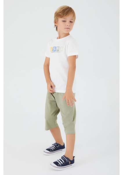 Erkek Çocuk Beyaz Kapri Takım modelleri