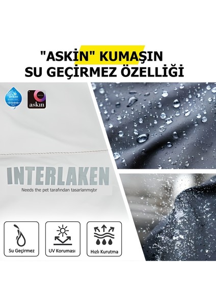 Fonksiyonel Fermuarlı Tulum Rüzgarlık Yağmurluk Köpek Kıyafeti m Yeşil fırsatları