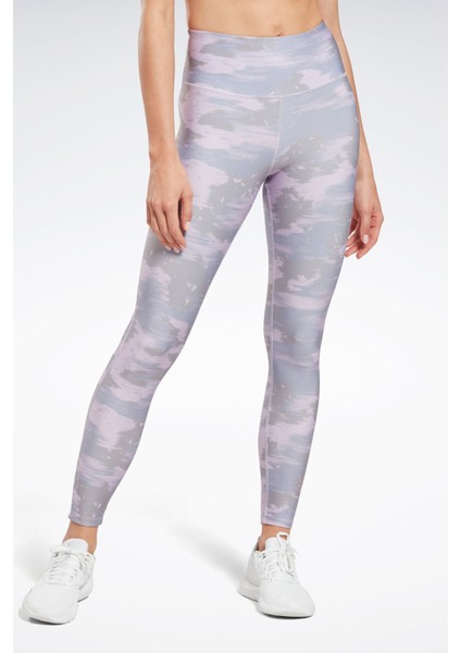 Wor Camo Tight Açık Mor Kadın Tayt