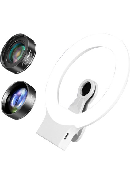 Fotoğraf Makyajı Için Telefon Dolgu Işığı 30-120MM Lens Taşınabilir Mini (Yurt Dışından) fırsatları