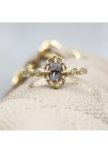 Gümüş Yüzük - 0.60Karat Zultanit Taşlı Gelin Başı Modern Tektaş 925 Ayar Evlilik Teklifi Gümüş Yüzük fiyatları