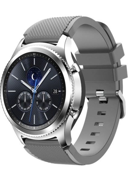 22MM Desenli Silikon Saat Yüksek Kalite Kordon Kayış 3'lü Set fırsatları