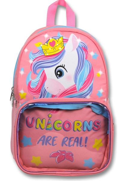 Cennec Sırt Çantası Pembe Unicorn 3055