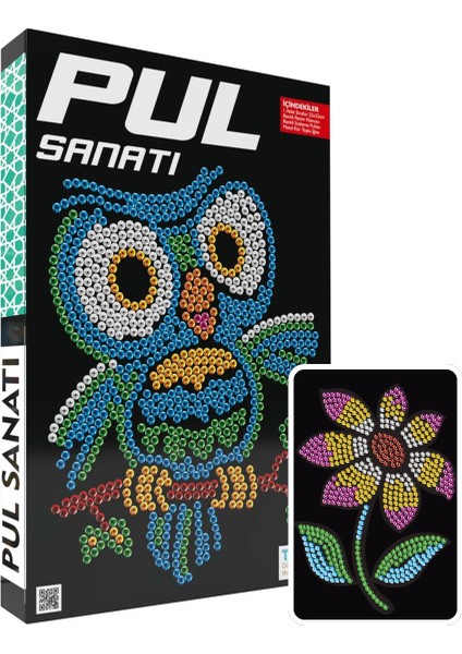 Pul Sanatı Çiçek Deseni