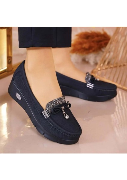 86 Bayan Dolgu Topuk Ayakkabı