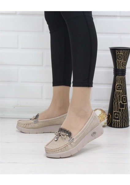 86 Bayan Dolgu Topuk Ayakkabı