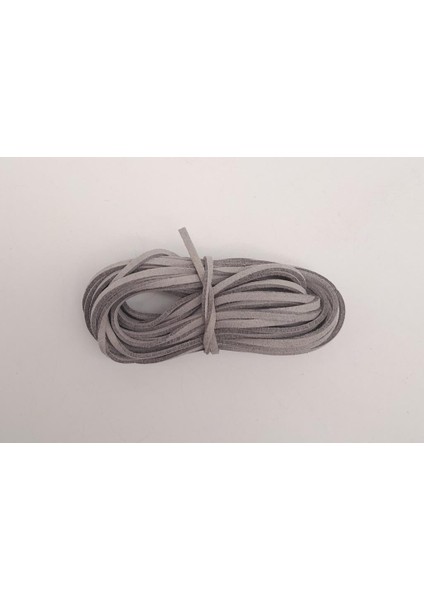 5 Metre Açık Gri Nubuk Deri Ip No:16