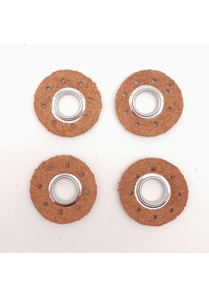 Kızıl Kahve Gerçek Derili 4 Lü Kuşgözü Gümüş fiyatları