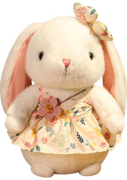 Bunny Tavşan Peluş Oyuncak Güzel Doldurulmuş Hayvanlar Huggable Tavşan Figürin Sarı 40CM (Yurt Dışından)