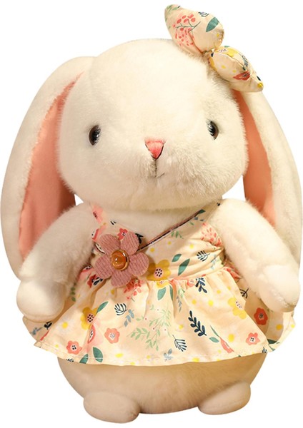 Bunny Tavşan Peluş Oyuncak Güzel Doldurulmuş Hayvanlar Huggable Tavşan Figürin Sarı 40CM (Yurt Dışından)