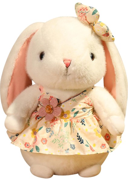 Bunny Tavşan Peluş Oyuncak Güzel Doldurulmuş Hayvanlar Huggable Tavşan Figürin Sarı 40CM (Yurt Dışından)
