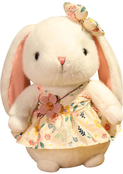 Bunny Tavşan Peluş Oyuncak Güzel Doldurulmuş Hayvanlar Huggable Tavşan Figürin Sarı 40CM (Yurt Dışından)