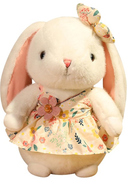 Bunny Tavşan Peluş Oyuncak Güzel Doldurulmuş Hayvanlar Huggable Tavşan Figürin Sarı 40CM (Yurt Dışından)