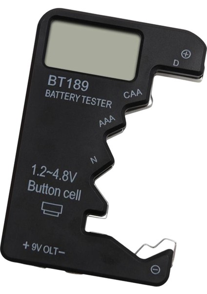Taşınabilir Pil Test Cihazı Küçük Pil Test Cihazı LCD Aa 9V Siyah Için Ünivyet (Yurt Dışından) fiyatları