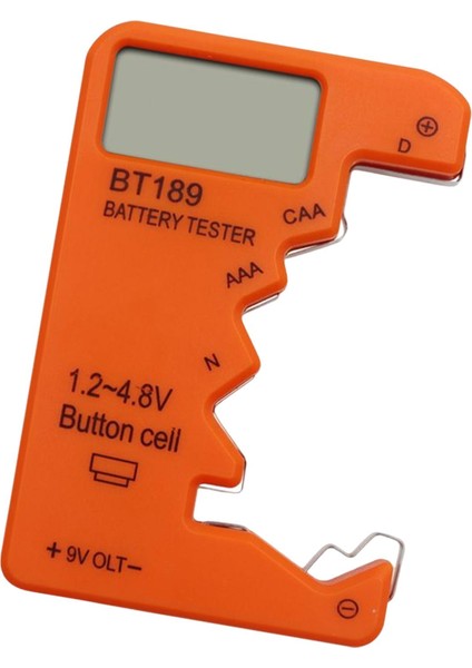 Taşınabilir Pil Test Cihazı Küçük Pil Test Cihazı LCD Aa 9V Portakal Için Evrensel Ekran (Yurt Dışından) fiyatları