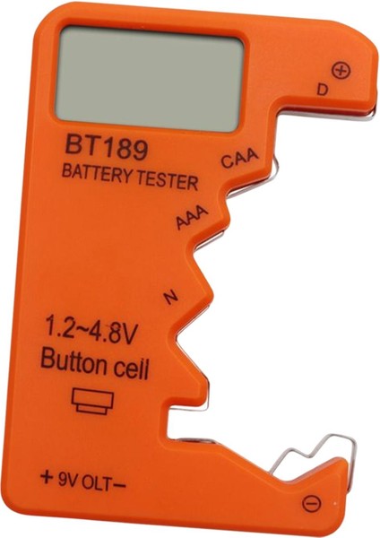 Taşınabilir Pil Test Cihazı Küçük Pil Test Cihazı LCD Aa 9V Portakal Için Evrensel Ekran (Yurt Dışından) indirimleri
