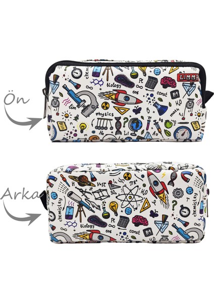 Kalem Kutusu Fen Bilimi Kalemkutu Vegan Deri Iki Bölmeli Kalemlik fiyatları