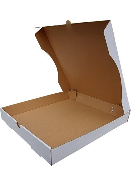 25 Adet Pizza Kutusu 33X33X4.5 (Cm) Beyaz fiyatları