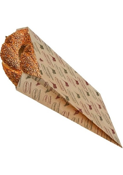 Kraft Kese Kağıdı 33X16 cm 100 Adet Baskılı