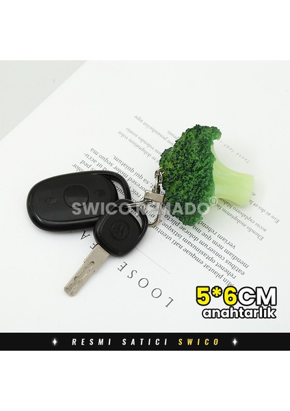 Yaratıcı Brokoli Modeli Anahtarlıklar 2 Adet (Yurt Dışından) fiyatları