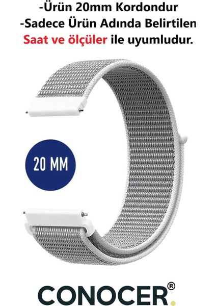 Amazfit Bip |bip Lite | Bip 3 | Gtr 42MM Uyumlu Yüksek Kalite Dokuma 20MM Kordon