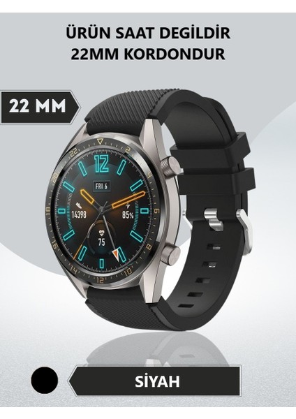 Haylou Rt LS05S Uyumlu Yüksek Kalite 22MM Çizgi Desen Kordon Kayış