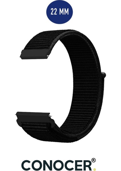 Haylou Rt LS05S Uyumlu Yüksek Kalite 22MM Hasır Dokuma Kordon Kayış