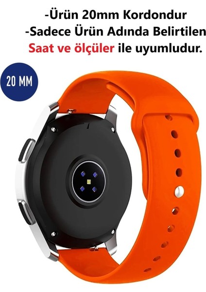 Amazfit Bip |bip Lite | Bip 3 | Gtr 42MM Uyumlu Yüksek Kalite Klasik 20MM Kordon