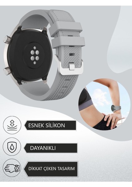 Haylou Rt LS05S Uyumlu Yüksek Kalite 22MM Çizgi Desen Kordon Kayış modelleri