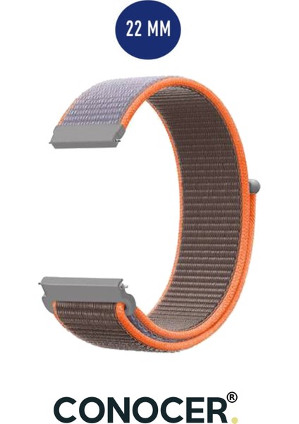 Qcy Gtc Uyumlu Yüksek Kalite 22MM Hasır Dokuma Kordon Kayış