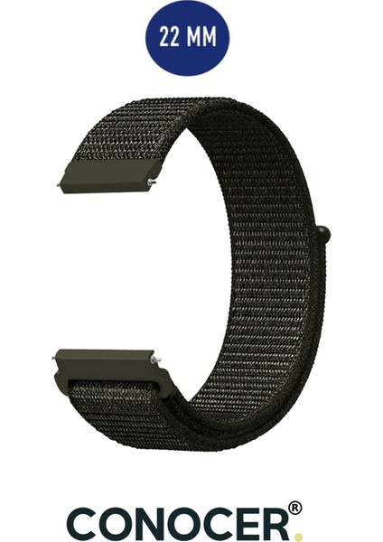 Qcy Gtc Uyumlu Yüksek Kalite 22MM Hasır Dokuma Kordon Kayış