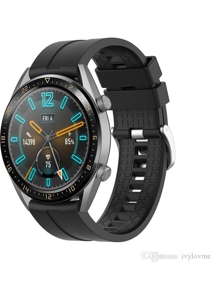 Samsung Gear S2 Classic - Gear Sport Uyumlu 20MM Desenli Silikon Kordon Kayış modelleri