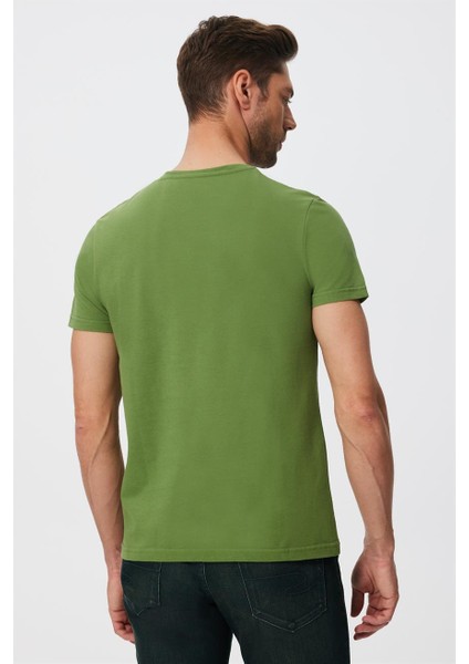 Twıngo Erkek O Yaka Pike T-Shirt Yeşil fırsatları