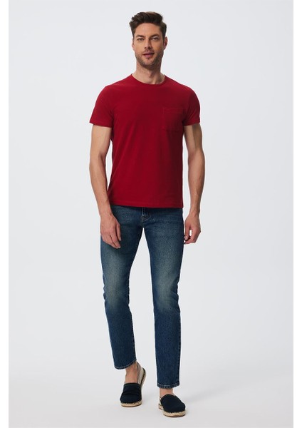 Twıngo Erkek O Yaka Pike T-Shirt Kırmızı