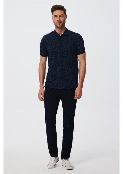 Newpıne Erkek Polo Yaka T-Shirt Lacivert