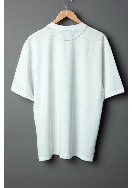 Erkek Newyork Oversize Baskılı Pamuklu Bisiklet Yaka Kısa Kollu T-Shirt fırsatları