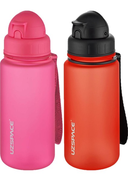 2'li Pipetli Tritan Matara Seti 400 ml Fiftyfifty