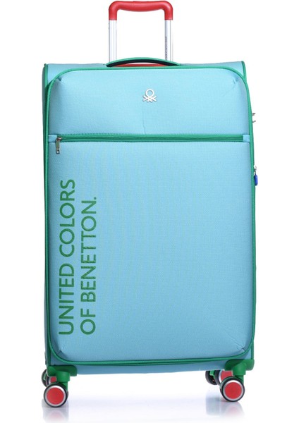 United Colors Of Benetton 14BNT2100-01-AQ Aqua Büyük Boy Bavul