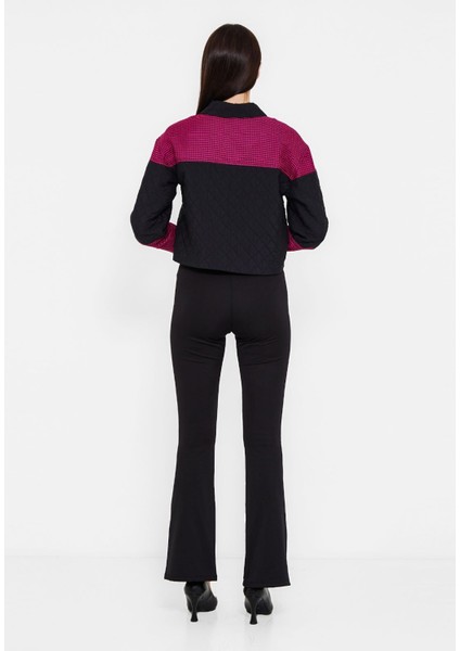 Kadın Uzun Kollu Boydan Düğmeli Ceket modelleri