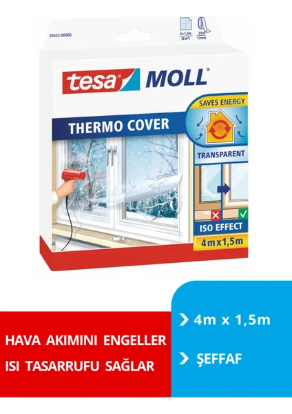 Tesamoll Termo Kılıf 4Mx1,5Mt 5432 Cam İzolasyon Filmi