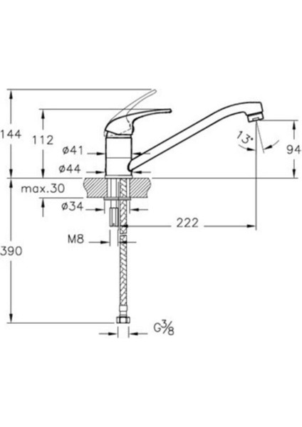 Ideo Eviye Bataryası Yatık Borulu (A41087) fiyatları