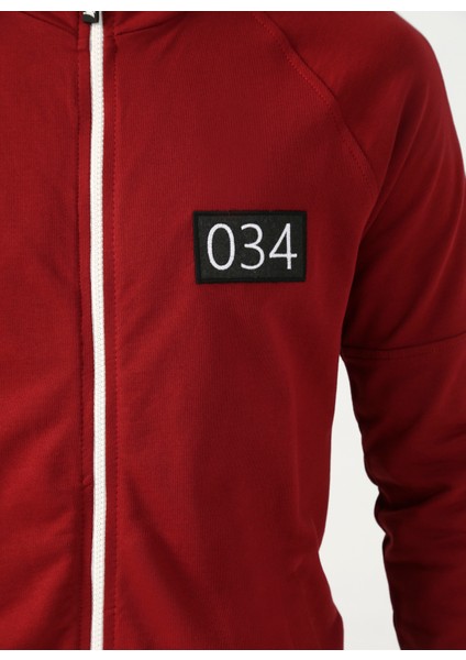 Fermuarlı Yaka Bordo Unisex Sweatshirt x Game One indirimleri