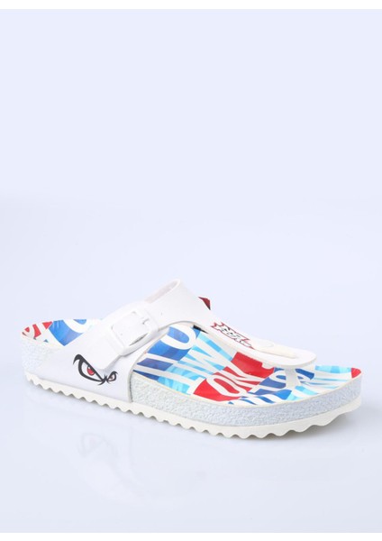 Lifestyle Ayak, 36, Beyaz - Mavi