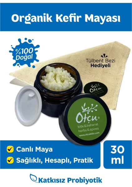 %100 Doğal Canlı Kefir Mayası 30 ml