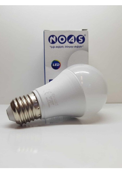 LED Ampül 9 Watt BEYAZ-6500K ( 12 Adet)