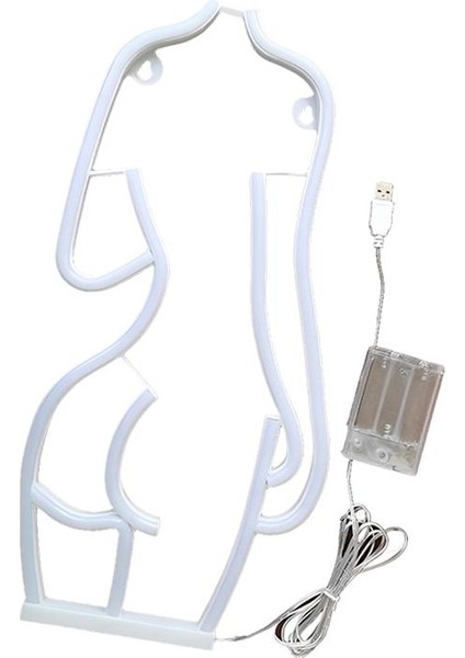 Lady Back Neon Sign Masa Lambası Dekoratif Klub Partisi Için Dekoratif Işık 19.5cmx2cmx41.5cm (Yurt Dışından) modelleri